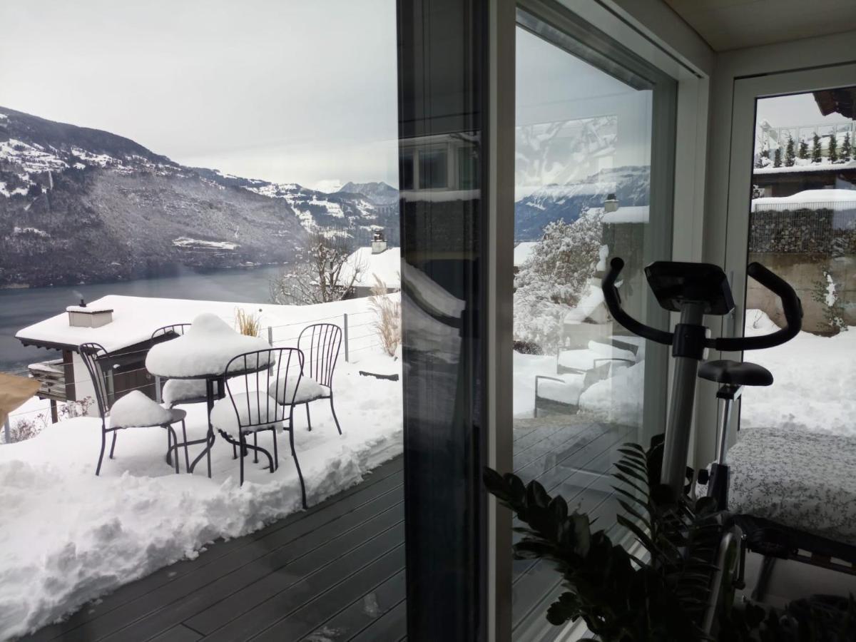 Moderne Unterkunft Mit Panoramablick Auf Thunersee Krattigen Zewnętrze zdjęcie